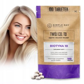   Biotina 10: Integratore Naturale per Capelli, Unghie e Pelle Luminosa