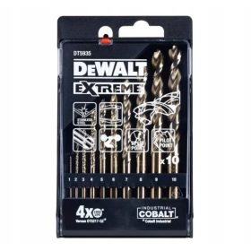 Punte da trapano DeWalt Extreme Cobalt 10 pezzi