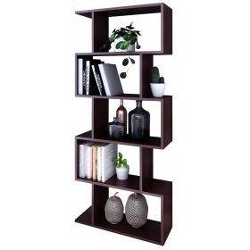  Libreria Matkam Bask 76,4 cm x 176 cm x 28 cm wengè