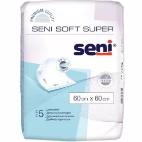  SENI SOFT Assorbenti igienici 60 x 60 cm 5 pezzi