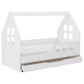  Letto giocattolo in legno LETTO SINGOLO 84 x 164 cm bianco