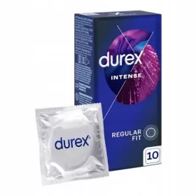    Preservativi Durex Intense 10 pezzi con nervature e gel stimolante