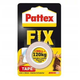 Nastro biadesivo per montaggio fisso Pattex 120 Kg