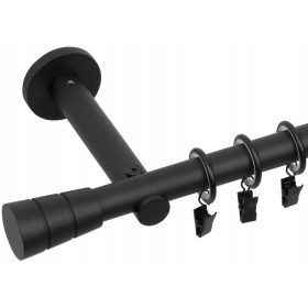  Bastone per tende singolo 19 mm 220 cm