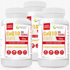   Coenzima Q10 Forte 30mg UBICHINON® - Pastiglie Masticabili - Wish Pharmaceutical