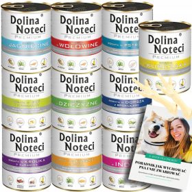    DOLINA NOTECI PREMIUM SET DI alimenti umidi mix di gusti 10x800g + EBOOK CANE