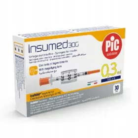  Siringhe per insulina PiC Solution, 30 pezzi