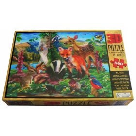  Puzzle 500 3D Howard Robinson ANIMALI SELVATICI