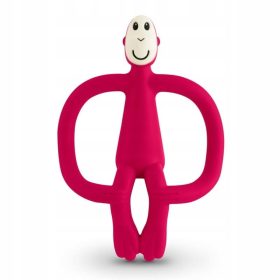    Massaggiagengive ortodontico Matchstick Monkey, in gomma, sfumature di rosso