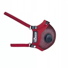 Maschera sportiva Olmed +2 filtri - bordeaux - M