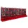  Tabellone da officina Botle 230x78 cm nero e rosso
