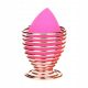  SUPPORTO IN METALLO PER SPUGNA TRUCCO ORO ROSA