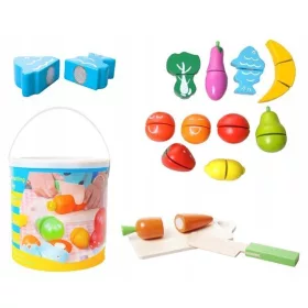  Frutta e verdura da tagliare Kruzzel in legno 13 pz.