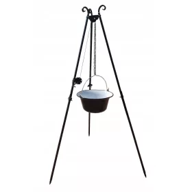  Set griglia treppiede + pentola sospesa 10 l