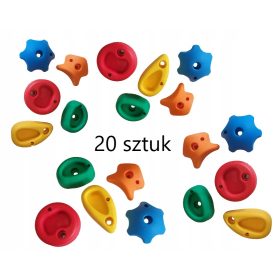 MANIGLIE PIETRE DA ARRAMPICATA PER BAMBINI 20 XL PZ