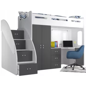  Letto a castello Eurotel Zuzia 130 x 261 cm