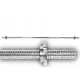  Bilanciere con bilanciere fortemente rotto 120CM 25MM morsetti metallici in acciaio pieno fitness