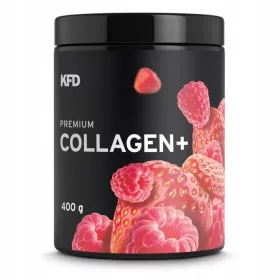   Collagen Plus Premium Sapore Fragola e Lampone, 400g - Integratore Ricco di MSM e Estratto di Boswellia