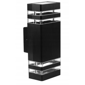    Lampada da parete da giardino Led-lux nero, sfumature di grigio e argento GU10 70 W