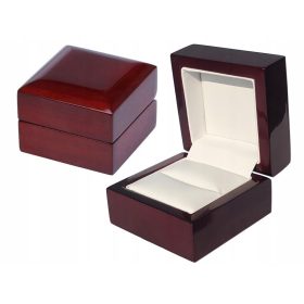  SCATOLA PER ANELLI DI LUSSO IN LEGNO