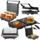 Contatto, panini, grill elettrico pieghevole Adler AD 3051 argento/grigio 2800 W