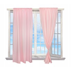  Tenda liscia su fettuccia Rosa Cipria 145/230