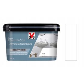    Vernice acrilica per metallo, vernice decorativa V33 1 l Bianco satinato