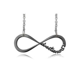  Collana infinita in acciaio NERO dei One Direction