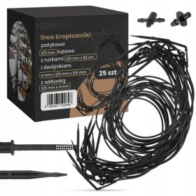    Gocciolatore ad angolo TUBO BISPINOTTO 50 cm Emettitore per irrigazione