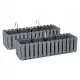  2x Fioriera da balcone DDEF600 Ganci + Sistema