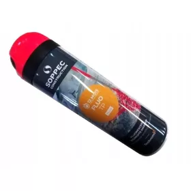   Vernice geodetica Soppec rosso, fluorescente, blu, arancione, rosa, verde, giallo 500 ml