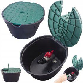    CASSETTA ASPIRAZIONE ACQUA POMPA CON VALVOLA OVALE DA 3/4 POLLICE PER IRRIGAZIONE