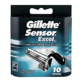  Cartucce per rasoio Gillette Sensor Excel 10 pz.