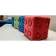  NUOVO POFFLE DEL CUBO LEGO!! 35X35 TANTISSIMI COLORI!!