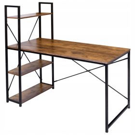    Scrivania rettangolare eHockers Trosa 120 x 64 x 120 cm rovere invecchiato