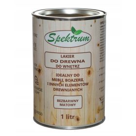 SPEKTRUM vernice per legno opaca incolore 5l