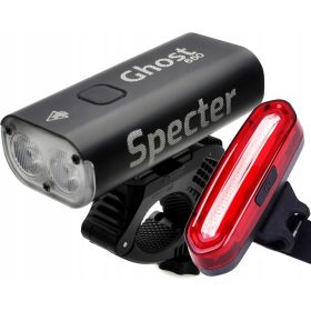    Luce per bicicletta Spectre Ghost 650 lm USB + Luce per bicicletta Spectre YQ-Y19 120 lm Batteria