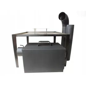  Set completo per affumicatore XXL: focolare/tubi/supporto