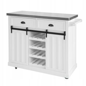    SoBuy mobile da cucina bianco 46 x 116 x 95 cm colore frontale: bianco