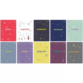    Quaderno A5 a righe, interstampa in lingua polacca, 60 fogli