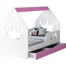  Letto Happy Babies HOUSE 80 x 160 cm, tonalità del rosa