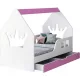  Letto Happy Babies HOUSE 80 x 160 cm, tonalità del rosa
