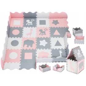    Tappetino puzzle in schiuma Moby-System PMF1, 16 pezzi, 32x32x1 cm