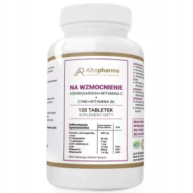   Integratore Ashwagandha + Zinco + Vitamina C + B6 di PROGRESS LABS® - 120 Compresse