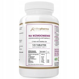   Ashwagandha + Zinco + Vitamina C + Vitamina B6 da AltoPharma® - 120 compresse