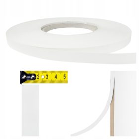    Bordo per mobili, impiallacciato bianco, largo 21 mm, con colla
