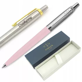    Penna a sfera automatica Parker blu, penna a sfera in metallo decorativo rosa