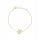 BRACCIALE IN ARGENTO 925, ART STYLE, PIENO TRIFOGLIO