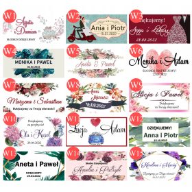    Adesivi classici PS Grazie Grazie per gli ospiti PS Grazie 100 pz.