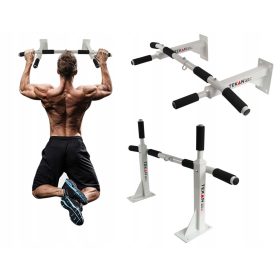    BARRA PER TRAZIONI DA PARETE PER ALLENAMENTO GINNASTICO PER ESERCIZI AL SACCO